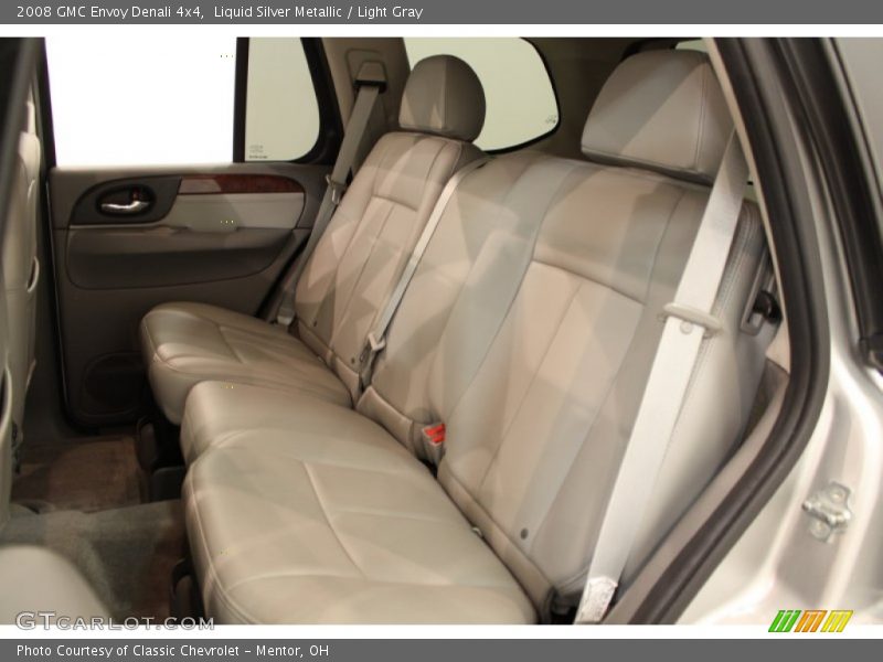 Liquid Silver Metallic / Light Gray 2008 GMC Envoy Denali 4x4