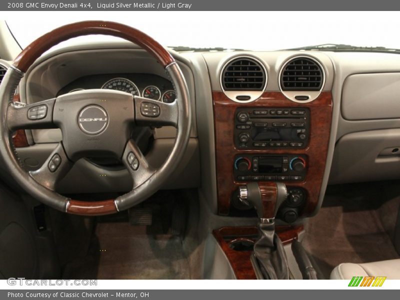 Liquid Silver Metallic / Light Gray 2008 GMC Envoy Denali 4x4