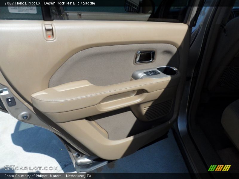 Desert Rock Metallic / Saddle 2007 Honda Pilot EX