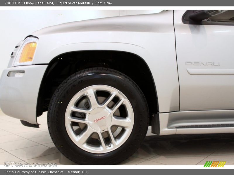 Liquid Silver Metallic / Light Gray 2008 GMC Envoy Denali 4x4
