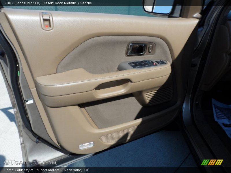 Desert Rock Metallic / Saddle 2007 Honda Pilot EX