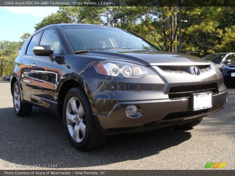 Grigio Metallic / Taupe 2009 Acura RDX SH-AWD Technology