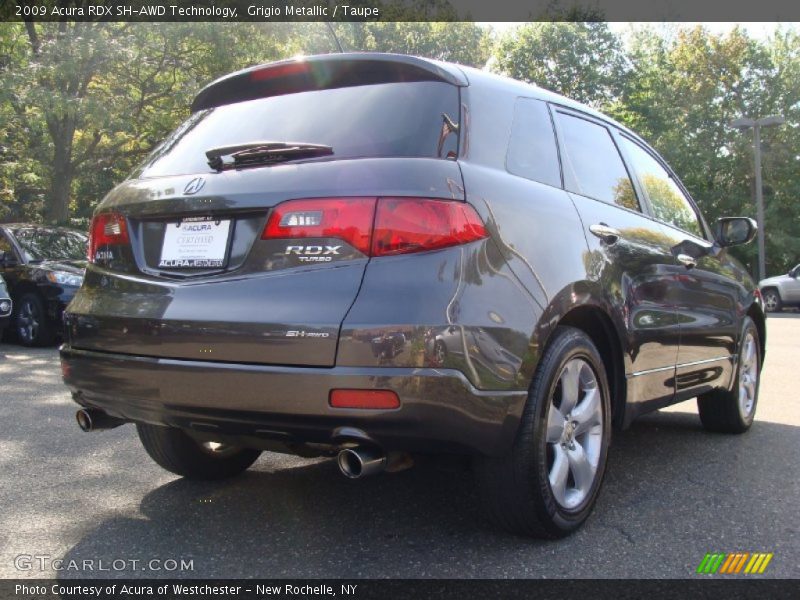 Grigio Metallic / Taupe 2009 Acura RDX SH-AWD Technology