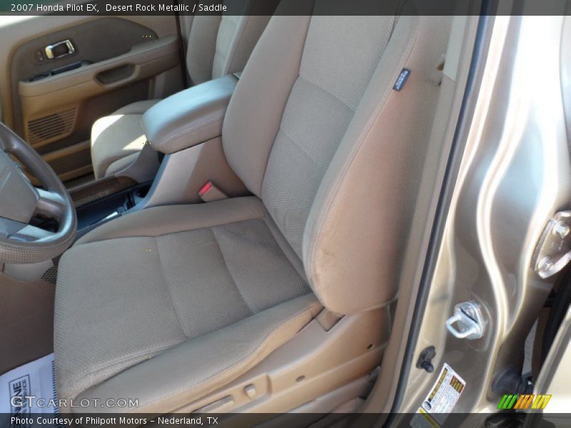 Desert Rock Metallic / Saddle 2007 Honda Pilot EX