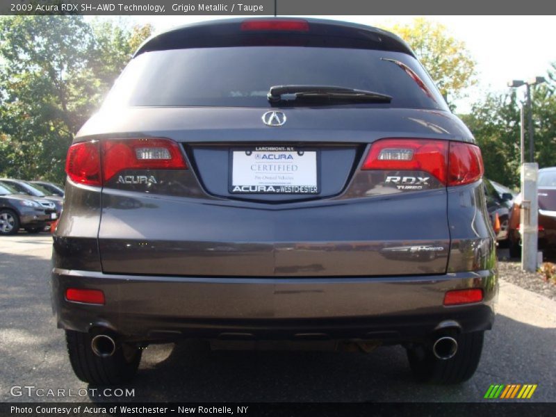 Grigio Metallic / Taupe 2009 Acura RDX SH-AWD Technology