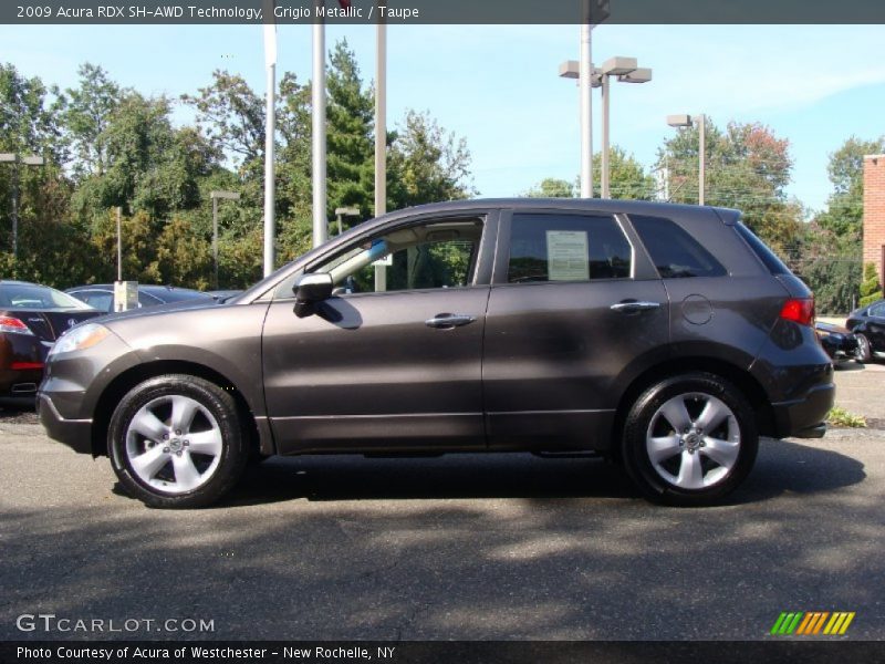 Grigio Metallic / Taupe 2009 Acura RDX SH-AWD Technology