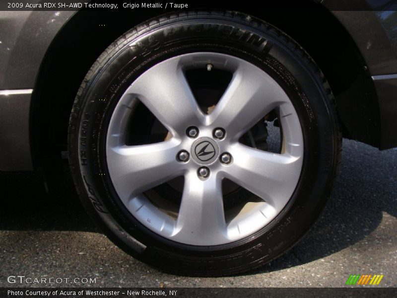 Grigio Metallic / Taupe 2009 Acura RDX SH-AWD Technology
