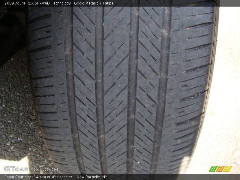 Grigio Metallic / Taupe 2009 Acura RDX SH-AWD Technology