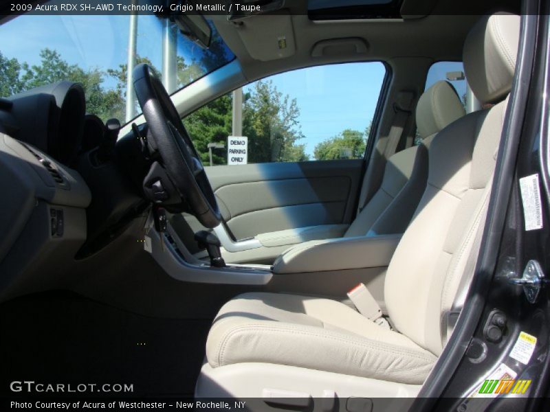 Grigio Metallic / Taupe 2009 Acura RDX SH-AWD Technology