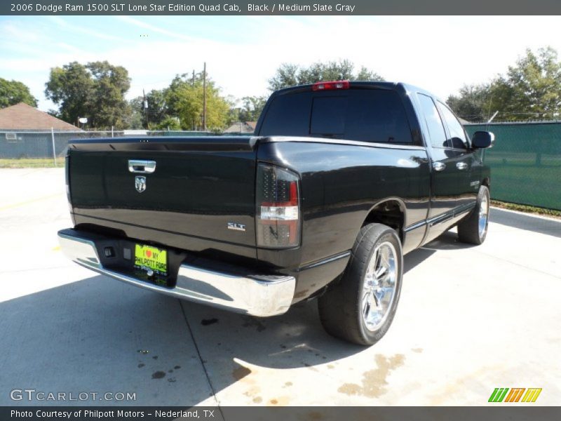 Black / Medium Slate Gray 2006 Dodge Ram 1500 SLT Lone Star Edition Quad Cab