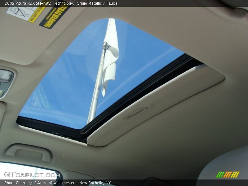 Grigio Metallic / Taupe 2009 Acura RDX SH-AWD Technology