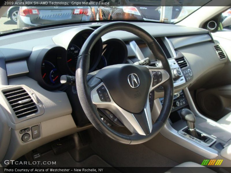 Grigio Metallic / Taupe 2009 Acura RDX SH-AWD Technology