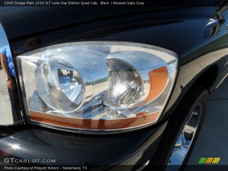 Black / Medium Slate Gray 2006 Dodge Ram 1500 SLT Lone Star Edition Quad Cab
