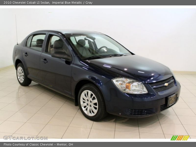 Imperial Blue Metallic / Gray 2010 Chevrolet Cobalt LS Sedan