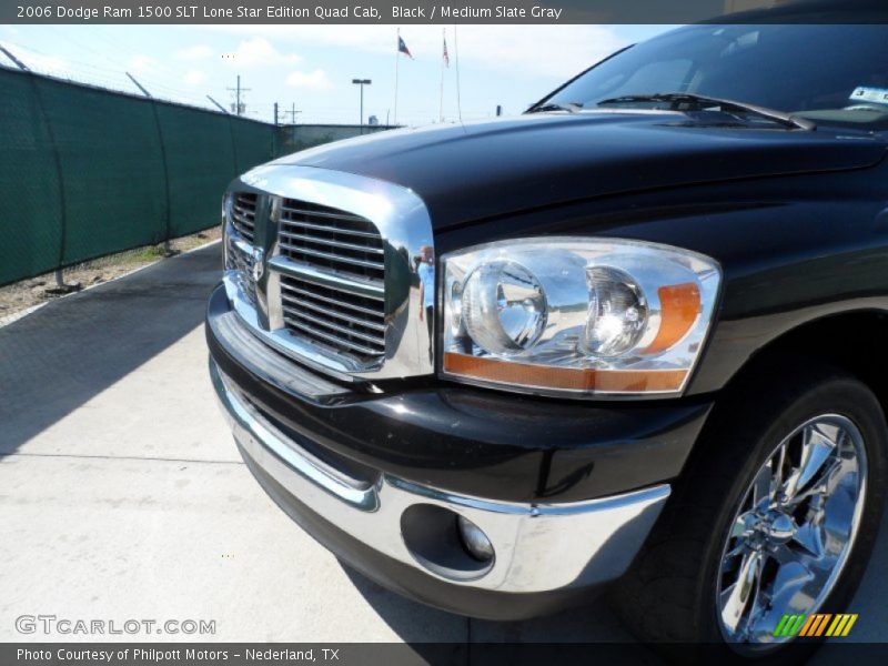 Black / Medium Slate Gray 2006 Dodge Ram 1500 SLT Lone Star Edition Quad Cab