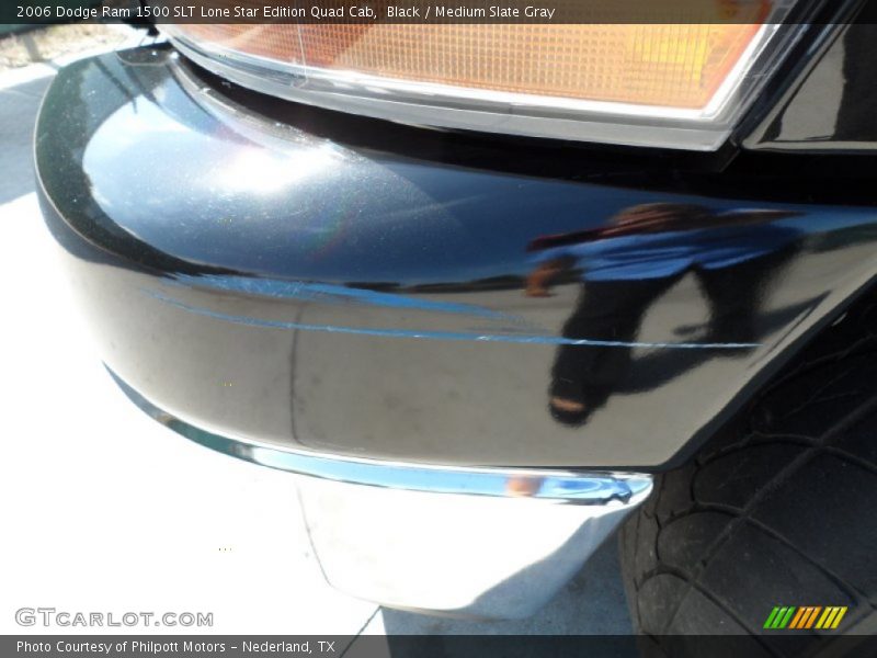 Black / Medium Slate Gray 2006 Dodge Ram 1500 SLT Lone Star Edition Quad Cab
