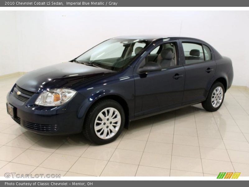 Imperial Blue Metallic / Gray 2010 Chevrolet Cobalt LS Sedan
