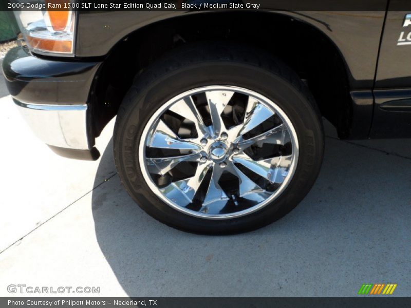 Black / Medium Slate Gray 2006 Dodge Ram 1500 SLT Lone Star Edition Quad Cab
