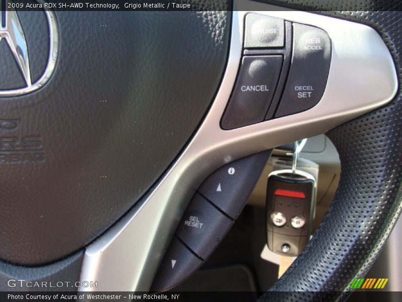 Grigio Metallic / Taupe 2009 Acura RDX SH-AWD Technology