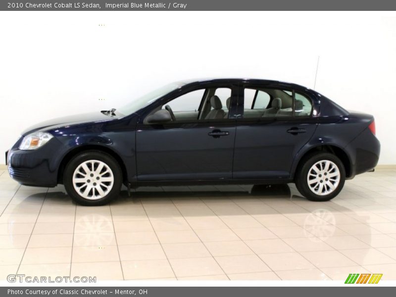 Imperial Blue Metallic / Gray 2010 Chevrolet Cobalt LS Sedan
