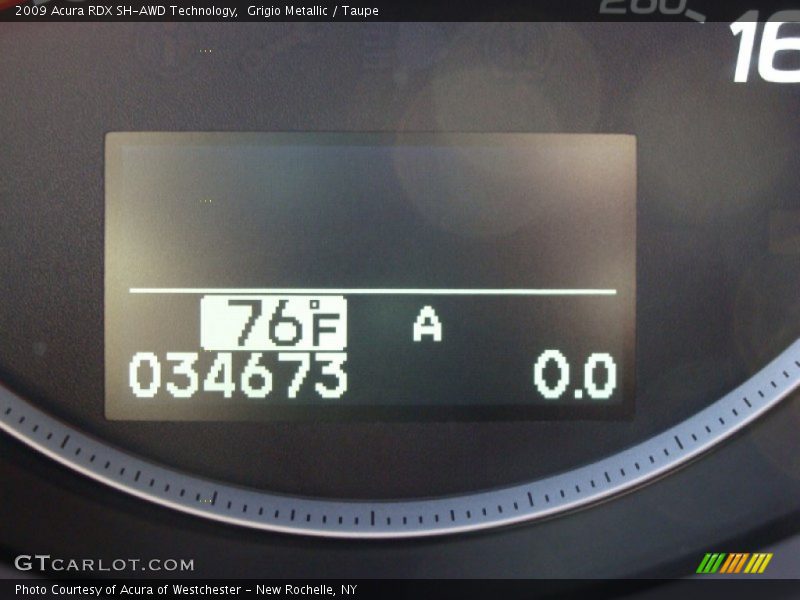 Grigio Metallic / Taupe 2009 Acura RDX SH-AWD Technology