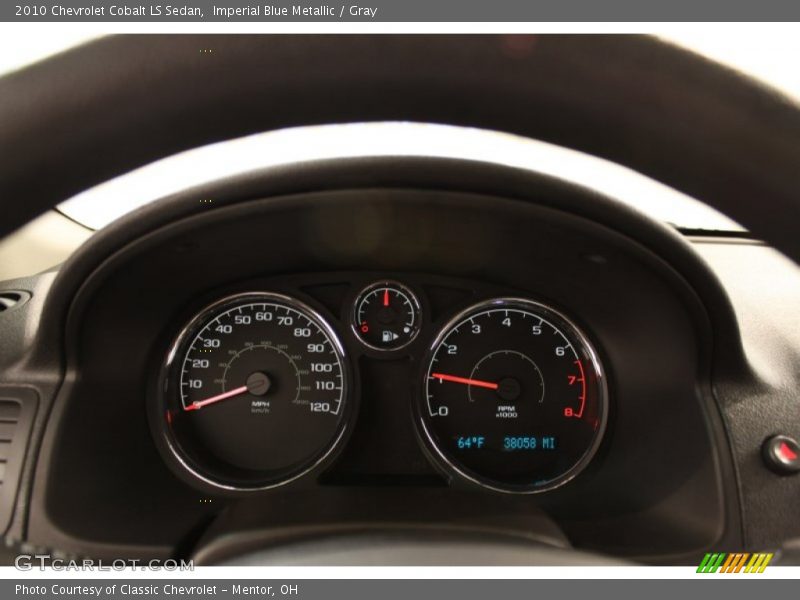 Imperial Blue Metallic / Gray 2010 Chevrolet Cobalt LS Sedan