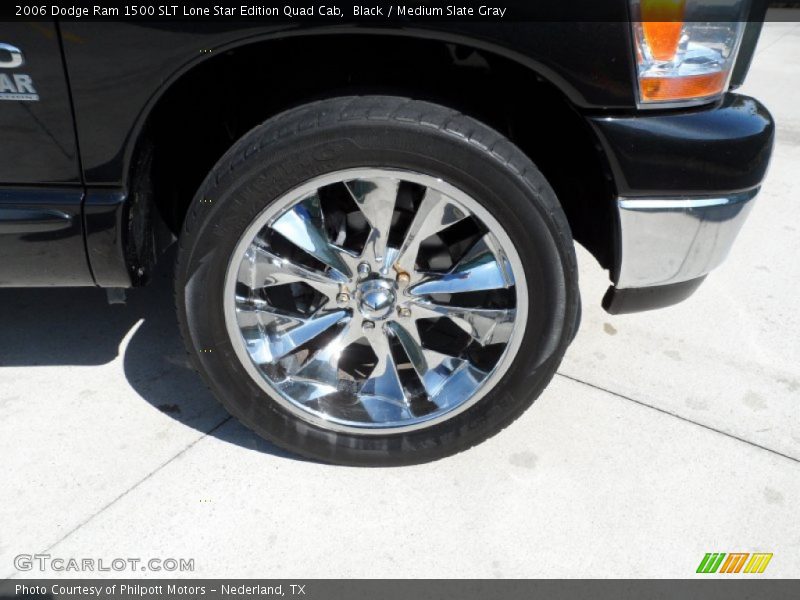 Black / Medium Slate Gray 2006 Dodge Ram 1500 SLT Lone Star Edition Quad Cab