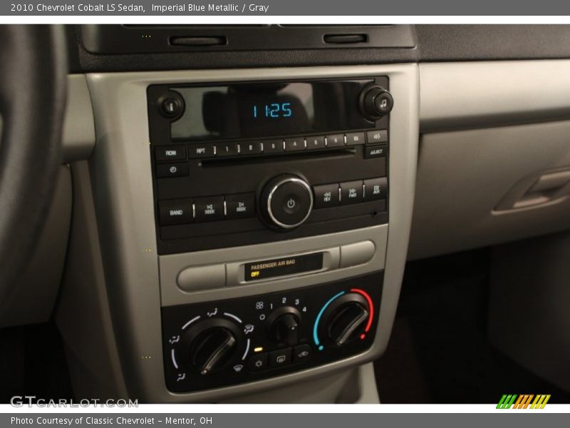 Imperial Blue Metallic / Gray 2010 Chevrolet Cobalt LS Sedan