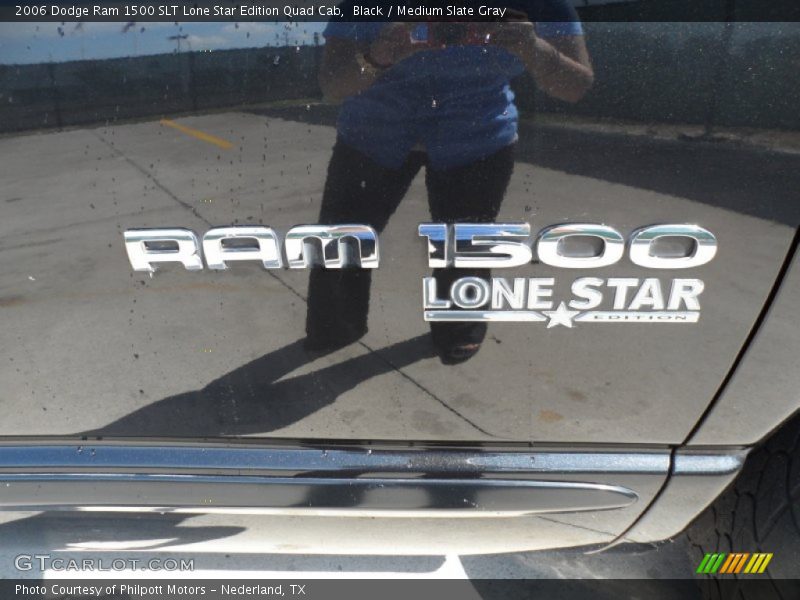 Black / Medium Slate Gray 2006 Dodge Ram 1500 SLT Lone Star Edition Quad Cab