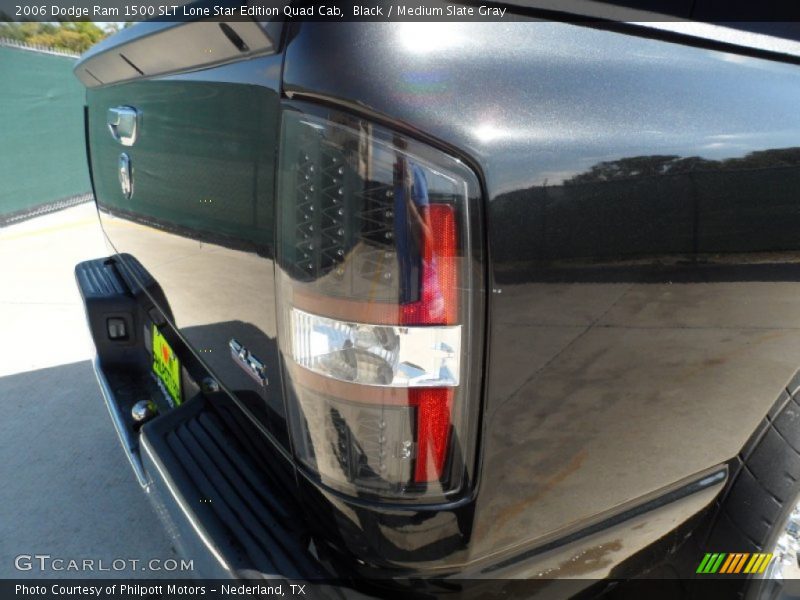 Black / Medium Slate Gray 2006 Dodge Ram 1500 SLT Lone Star Edition Quad Cab