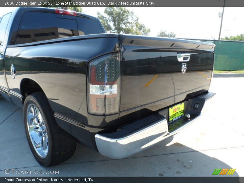 Black / Medium Slate Gray 2006 Dodge Ram 1500 SLT Lone Star Edition Quad Cab
