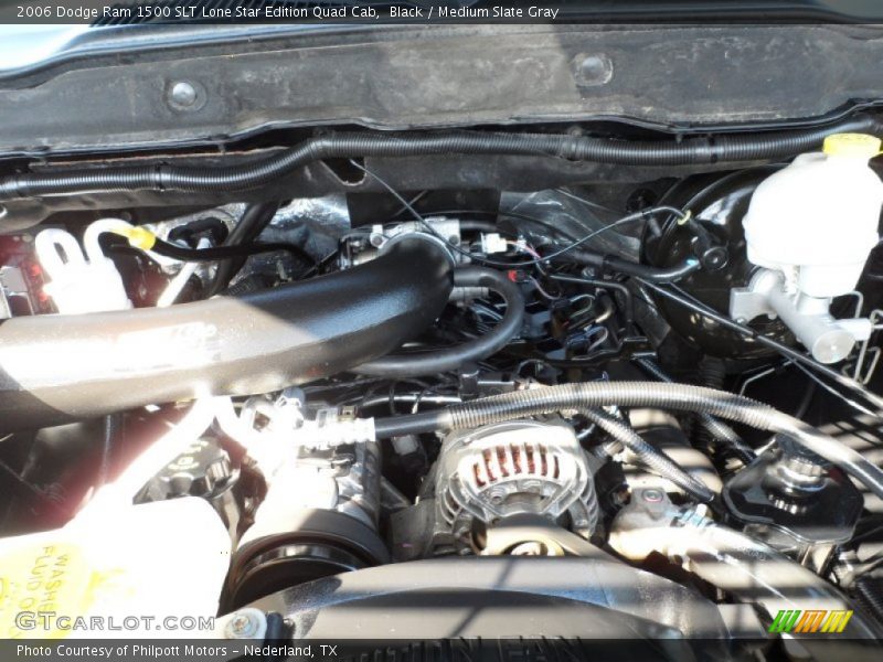 Black / Medium Slate Gray 2006 Dodge Ram 1500 SLT Lone Star Edition Quad Cab