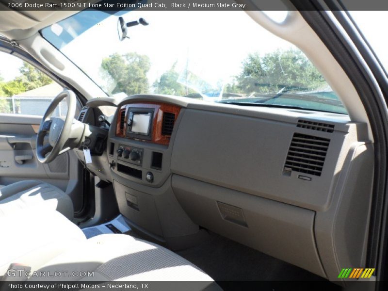 Black / Medium Slate Gray 2006 Dodge Ram 1500 SLT Lone Star Edition Quad Cab