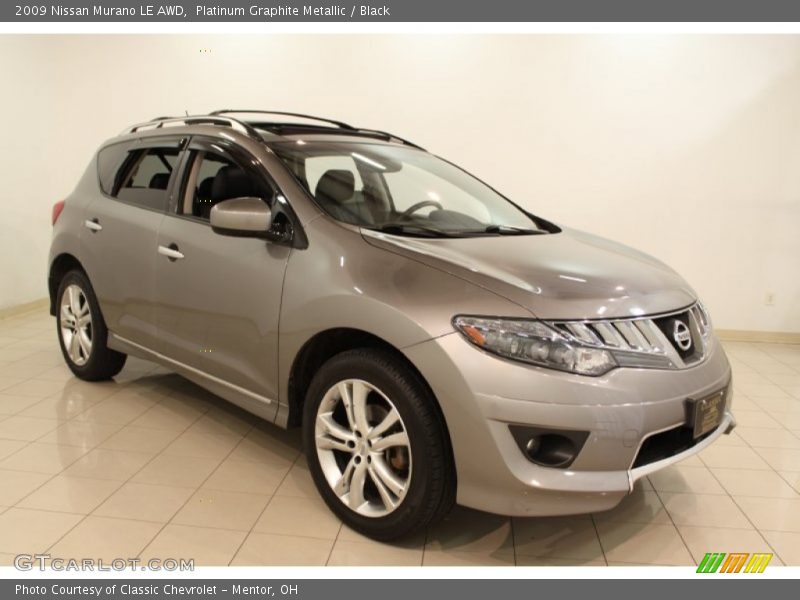 Platinum Graphite Metallic / Black 2009 Nissan Murano LE AWD