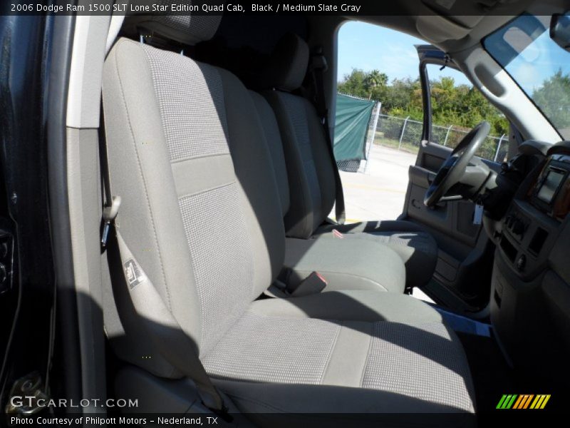 Black / Medium Slate Gray 2006 Dodge Ram 1500 SLT Lone Star Edition Quad Cab