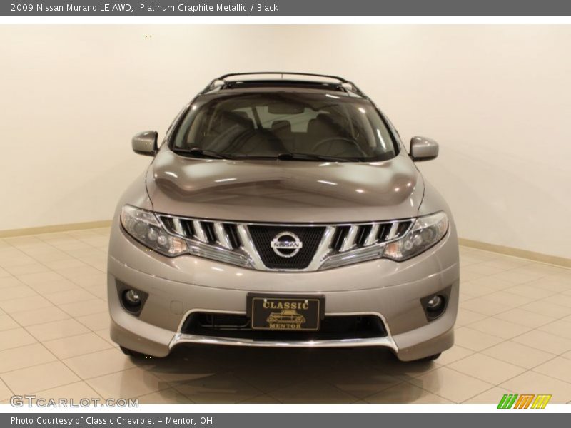 Platinum Graphite Metallic / Black 2009 Nissan Murano LE AWD