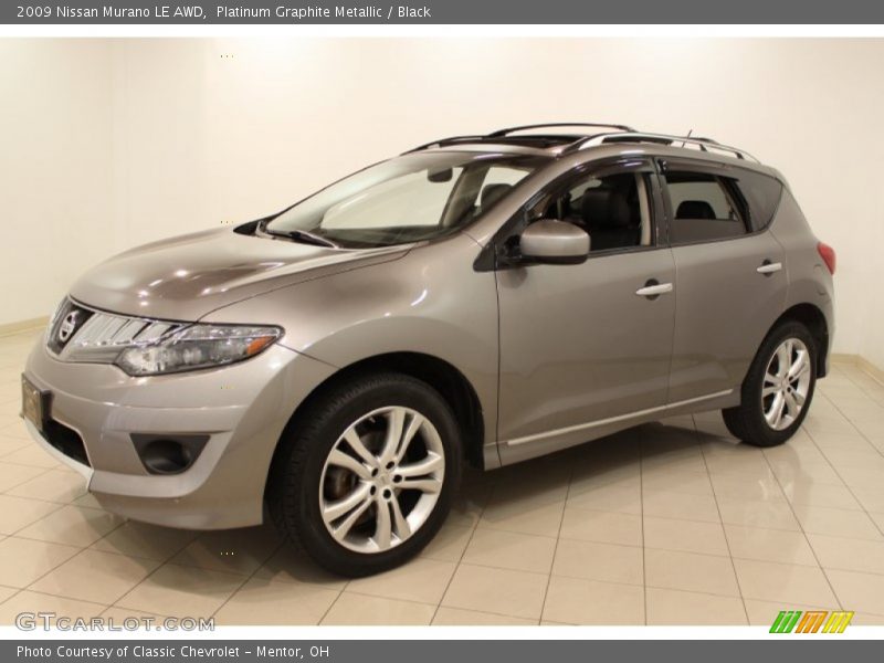 Platinum Graphite Metallic / Black 2009 Nissan Murano LE AWD
