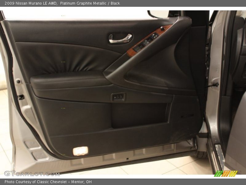 Platinum Graphite Metallic / Black 2009 Nissan Murano LE AWD