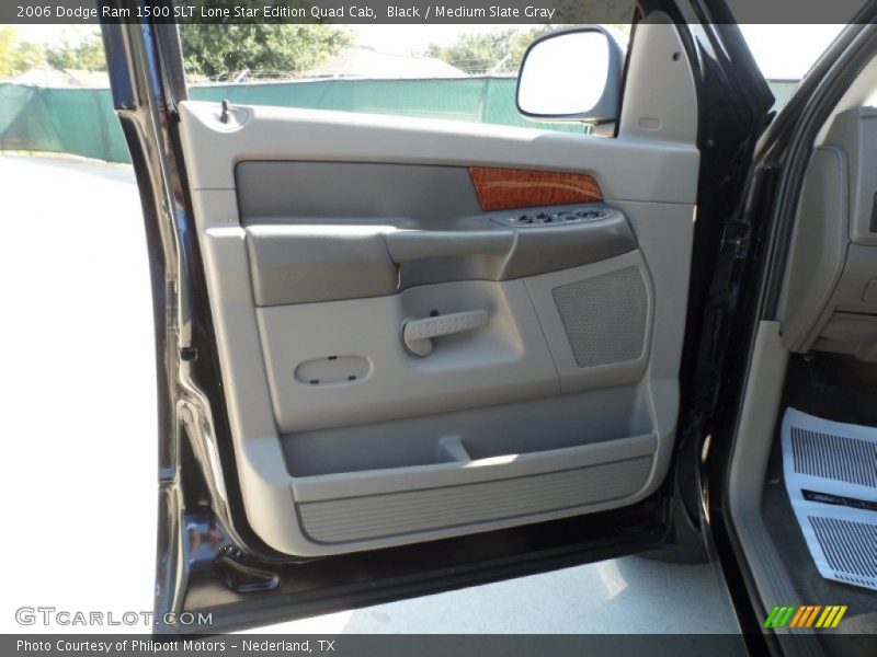 Black / Medium Slate Gray 2006 Dodge Ram 1500 SLT Lone Star Edition Quad Cab