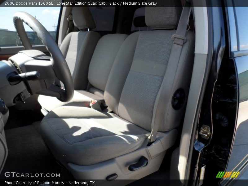 Black / Medium Slate Gray 2006 Dodge Ram 1500 SLT Lone Star Edition Quad Cab