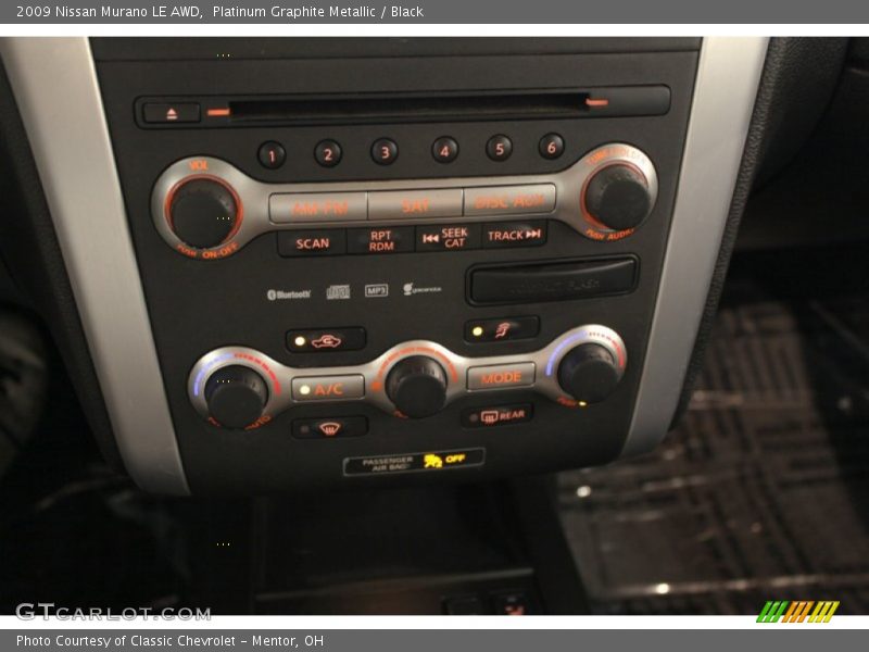 Platinum Graphite Metallic / Black 2009 Nissan Murano LE AWD