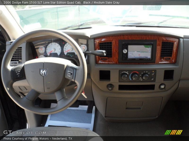 Black / Medium Slate Gray 2006 Dodge Ram 1500 SLT Lone Star Edition Quad Cab