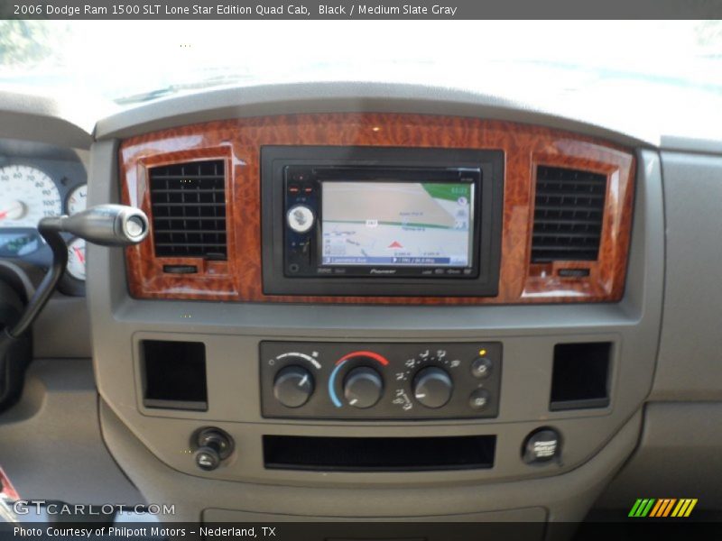 Black / Medium Slate Gray 2006 Dodge Ram 1500 SLT Lone Star Edition Quad Cab