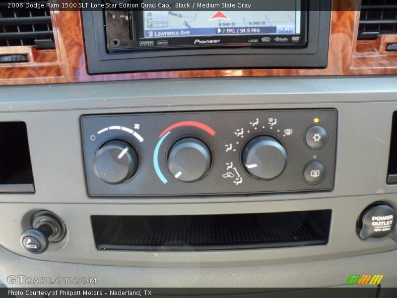 Black / Medium Slate Gray 2006 Dodge Ram 1500 SLT Lone Star Edition Quad Cab