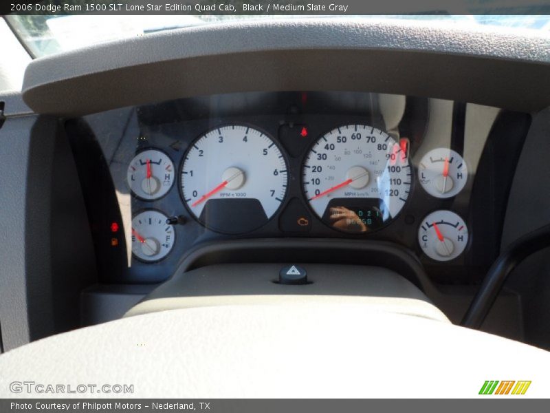 Black / Medium Slate Gray 2006 Dodge Ram 1500 SLT Lone Star Edition Quad Cab