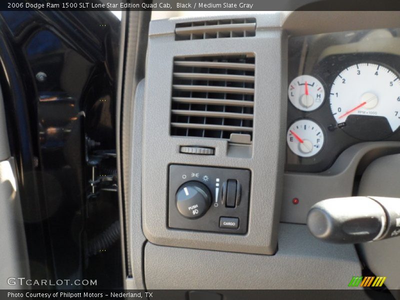 Black / Medium Slate Gray 2006 Dodge Ram 1500 SLT Lone Star Edition Quad Cab