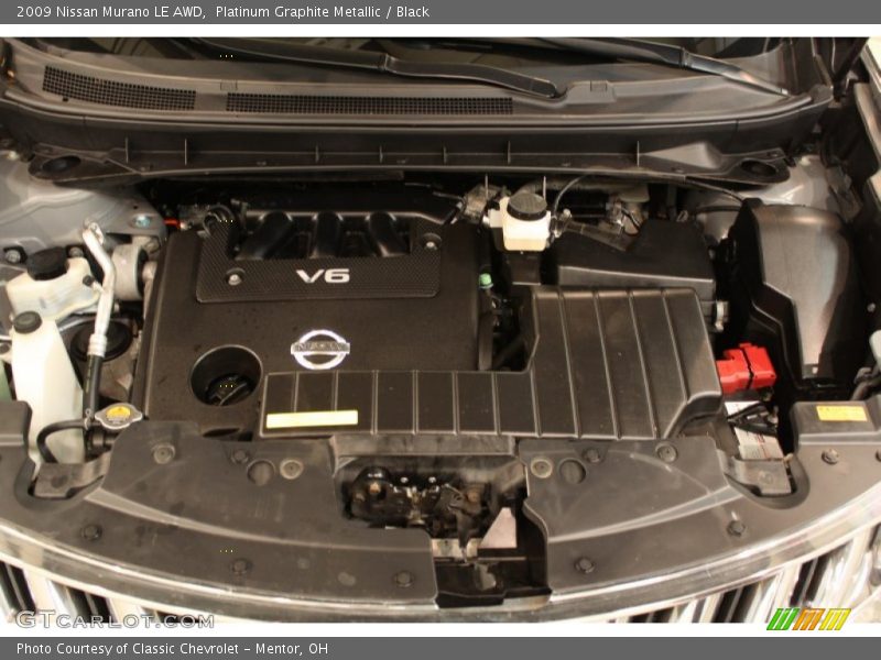 Platinum Graphite Metallic / Black 2009 Nissan Murano LE AWD
