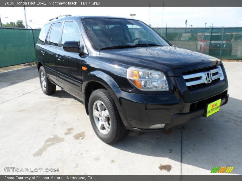 Nighthawk Black Pearl / Gray 2006 Honda Pilot EX-L