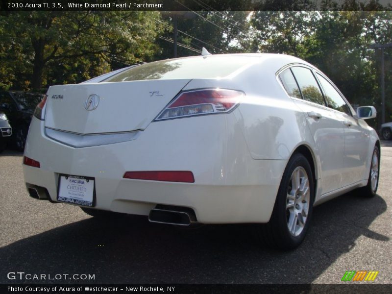 White Diamond Pearl / Parchment 2010 Acura TL 3.5