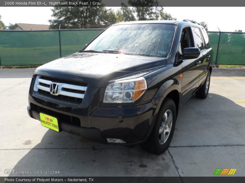 Nighthawk Black Pearl / Gray 2006 Honda Pilot EX-L